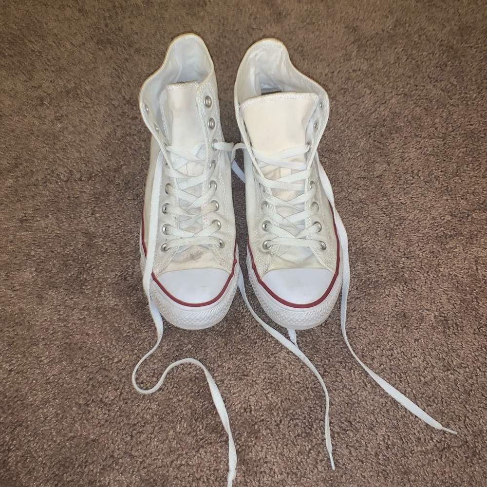 White High Top Converse